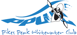 pikes peak whitewater club logo. click here to go to home page. 